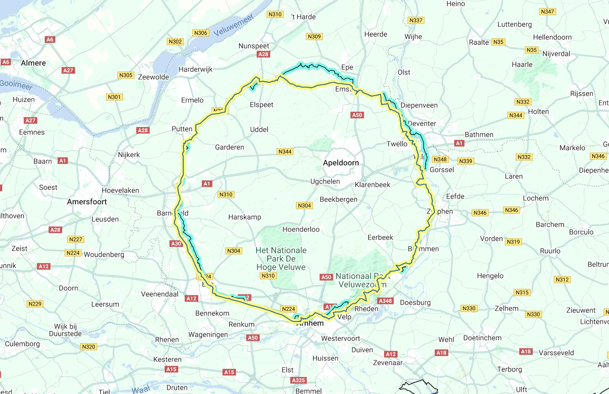 De échte Ronde van de Veluwe