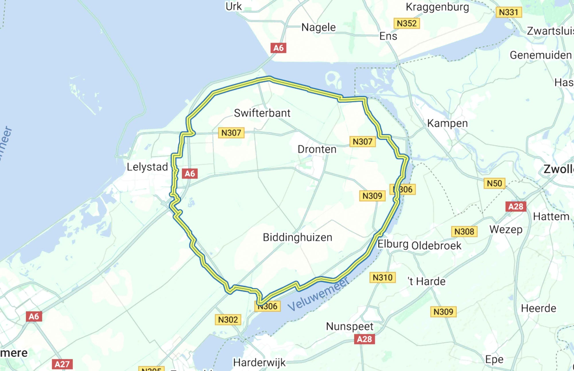 De échte Ronde van Flevoland